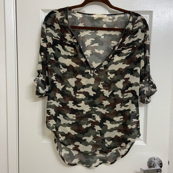 Camo Blouse - Picture 1 of 5